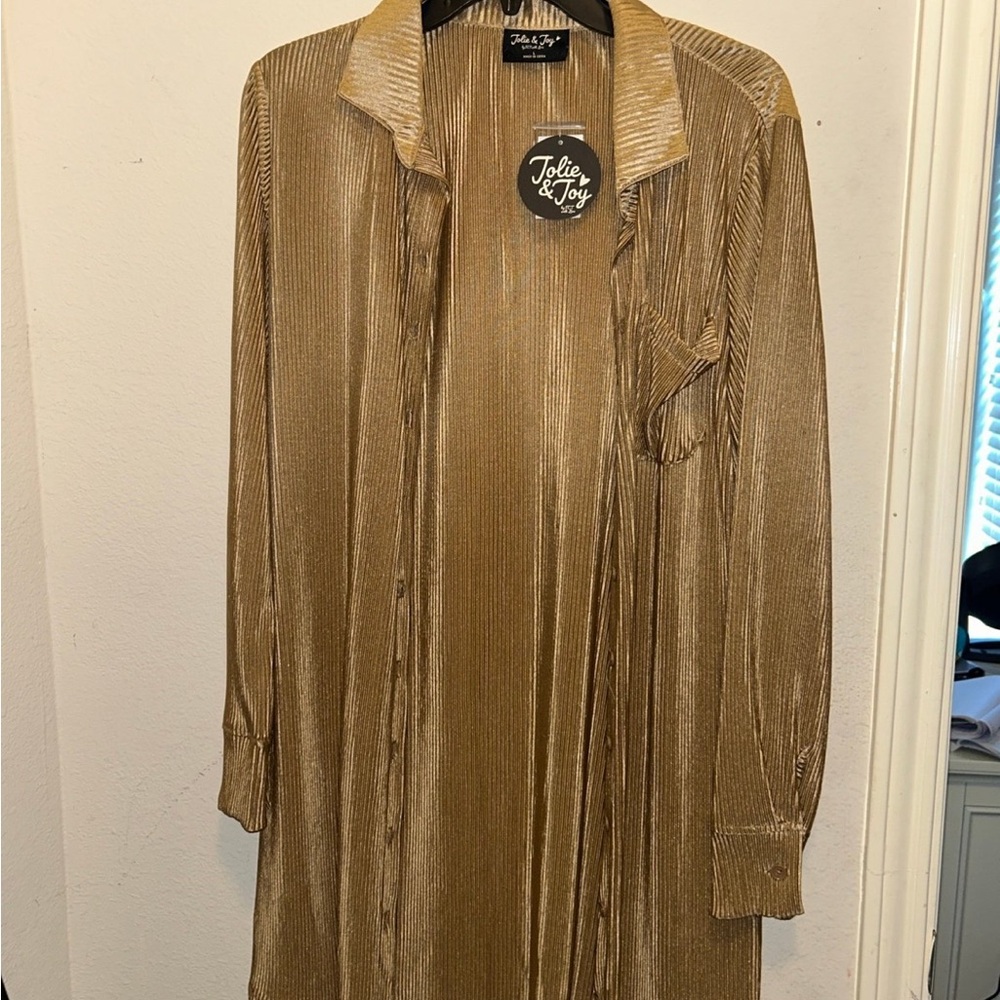 Gold Long Sleeve Blouse